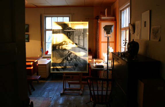 Työhuone Hanhijoki pakari 2009