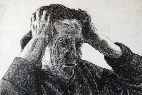 Anna korjaa huivia, 1975