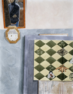 Marjatta Hanhijoki Silkkihuivi akvarelli 2003